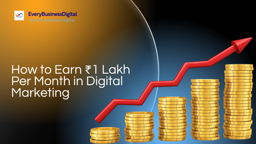 7 Ways to Earn ₹1 Lakh Per Month in Digital Marketing